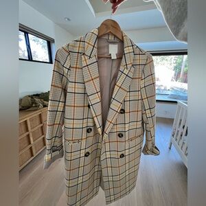 Hm double breasted coat